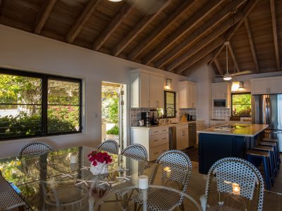 Dining room and kitchenette